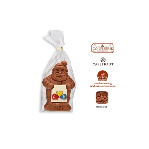 Santa Claus with chocolate sign, Santa Claus 80g