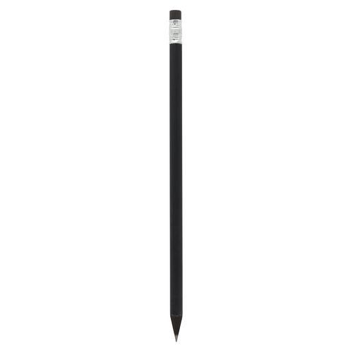 Certified Sustainable Wooden Black Pencil with Eraser