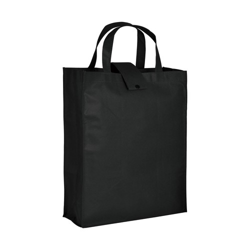 80 g/m2 non-woven fabric foldable shopping bag with gusset and short handles 80 g/m2 non-woven fabric foldable shopping bag with gusset and short handles