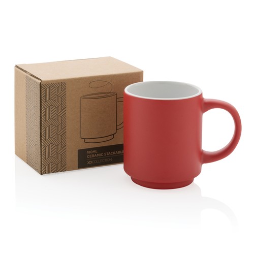 Mug empilable 180ml en céramique Mug empilable 180ml en céramique