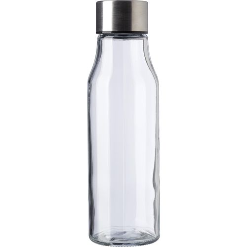 Bouteille de 500 ml en verre et acier inoxydable Andrei Bouteille de 500 ml en verre et acier inoxydable Andrei