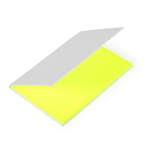 BLOC AVEC FEUILLES ELECTROSTATIQUE EN PP BLOC AVEC FEUILLES ELECTROSTATIQUE EN PP