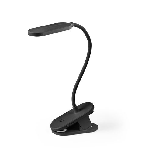 NESBIT II. Portable desk lamp with clip and 30h autonomy at 65% rABS