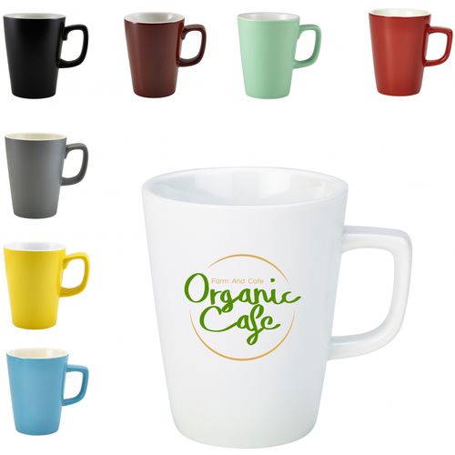 Mug Latte en porcelaine (340ml) - Adapté à la soucoupe C6614