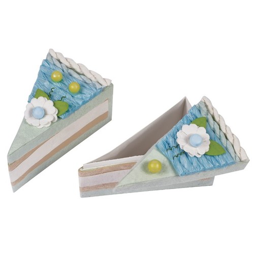 FAVOR PIECE OF CAKE LIGHT BLUE FAVOR PIECE OF CAKE LIGHT BLUE