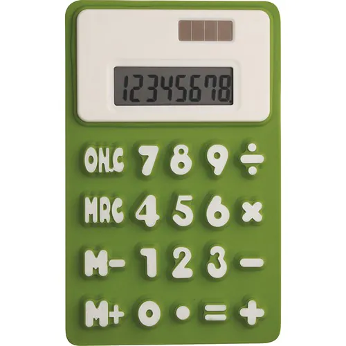 8 DIGIT RUBBER AND PLASTIC CALCULATOR 8 DIGIT RUBBER AND PLASTIC CALCULATOR