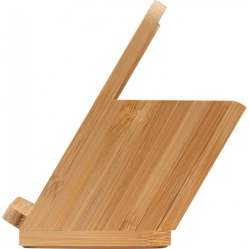 Bamboo Wireless Charger with Pen Holder