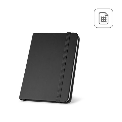 HEMINGWAY SQUARE. A5 PU notebook with squared paper HEMINGWAY SQUARE. A5 PU notebook with squared paper