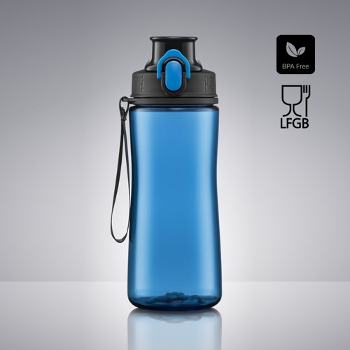 BOUTEILLE D'EAU NEON, 580 ml.