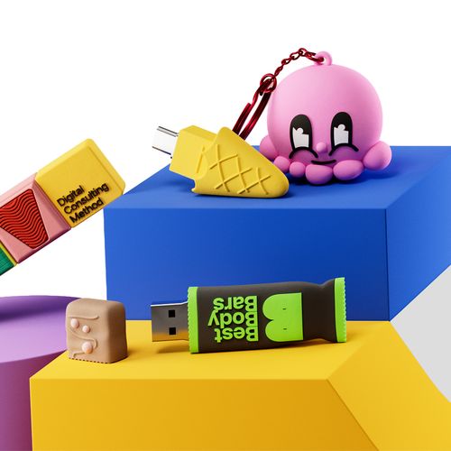 Clé USB en PVC - Custom Lab Clé USB en PVC - Custom Lab