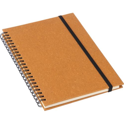 Carnet A5 en cuir recyclé Egon Carnet A5 en cuir recyclé Egon