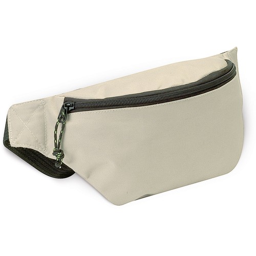 2 POCKET WAIST BAG IN 600D POLYESTER