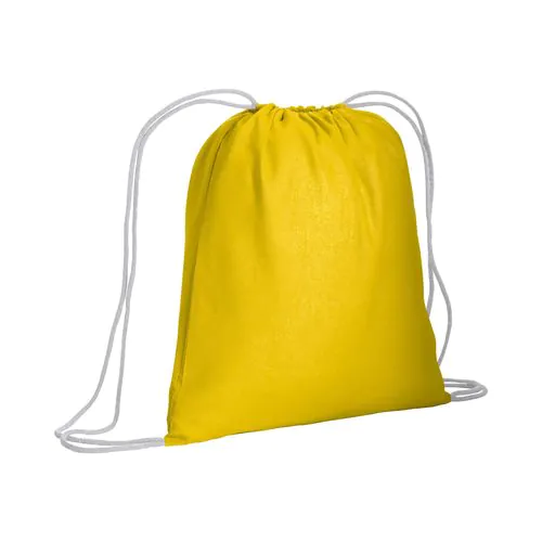 Backpack made of 120 g/m2 cotton, with choke closure. It is OEKO-TEX® certified. Backpack made of 120 g/m2 cotton, with choke closure. It is OEKO-TEX® certified.
