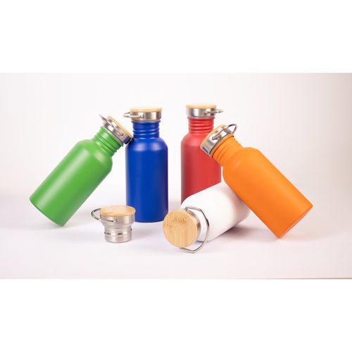 EWING. Bouteille en acier inoxydable à simple paroi (90 % recyclé) EWING. Bouteille en acier inoxydable à simple paroi (90 % recyclé)