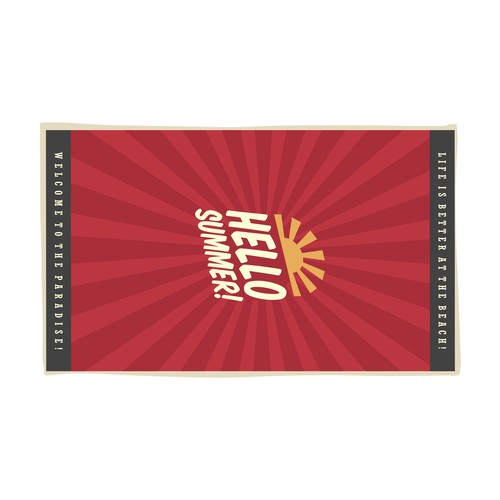 Printed BeachTowel 300 g/m² 100x180 serviette de plage