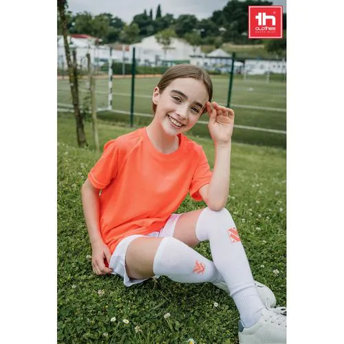 THC RUN KIDS WH. Chaussette de sport mi-mollet pour enfants THC RUN KIDS WH. Chaussette de sport mi-mollet pour enfants