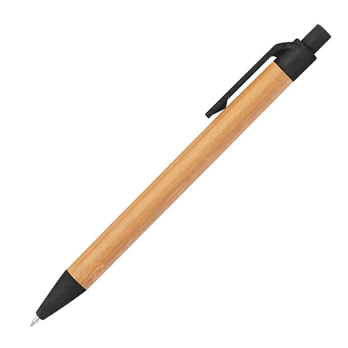 Stylo à bille en paille de blé et bambou