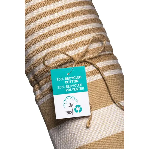 350 g/m2 recycled cotton beach towel/pareo