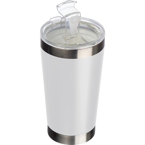 Stainless steel mug with ceramic coating inside