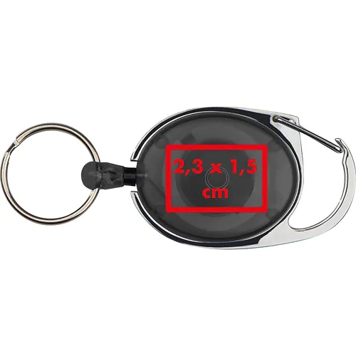 Keyring with carabiner and clip Employee Keyring with carabiner and clip Employee