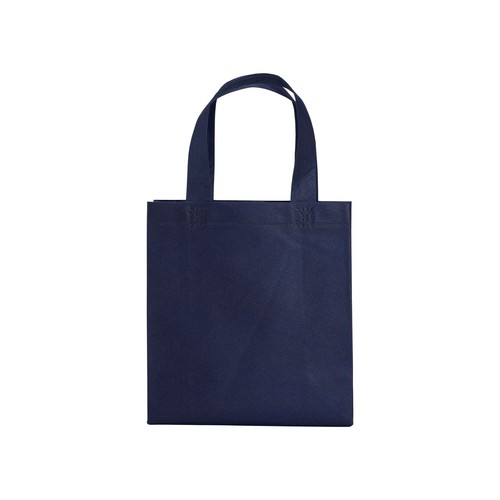 80 g/m2 non-woven fabric mini shopping bag with gusset and short handles