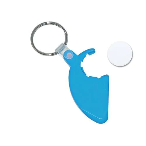 KEY-RING TOKEN HOLDER WITH SCRATCHCARD SCRAPER