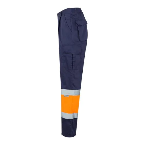 VL ATHENA. Two-tone twill trousers (210g/m²), lined, multi-pocket, in cotton (20%) and polyester (80%) VL ATHENA. Two-tone twill trousers (210g/m²), lined, multi-pocket, in cotton (20%) and polyester (80%)