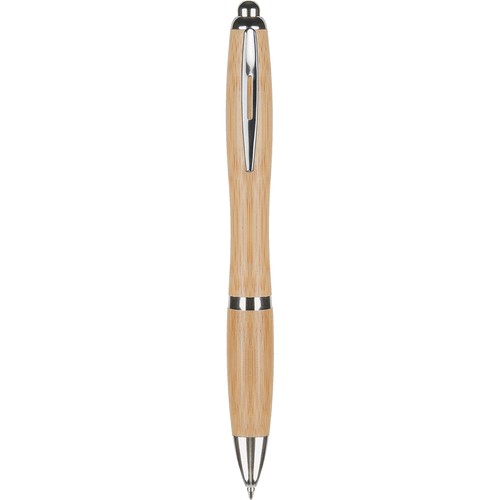BAMBOO, METAL AND PLASTIC BALLPOINT PEN