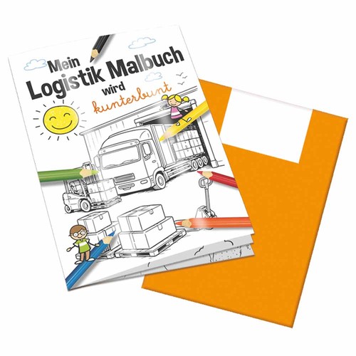 Colouring book / set A6 - Logistics - Colouring book neutral Colouring book / set A6 - Logistics - Colouring book neutral