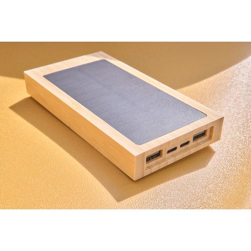 Bamboo solar power bank Elz