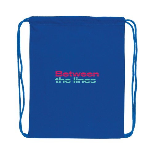 Impact AWARE™ recycled cotton drawstring backpack 145g Impact AWARE™ recycled cotton drawstring backpack 145g