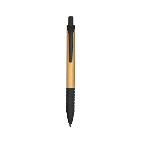Stylo à déclic en bambou et en paille de blé