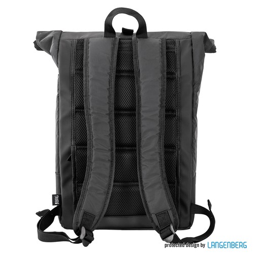 Rollup-Backpack FLASH-BLACK