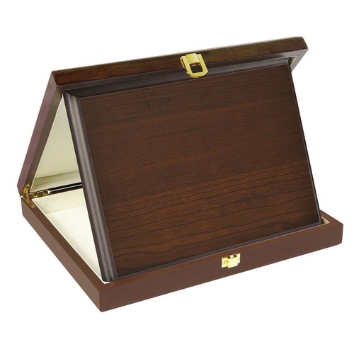 BOX PLAQUE WALNUT 300X250 HORIZONTAL BOX PLAQUE WALNUT 300X250 HORIZONTAL