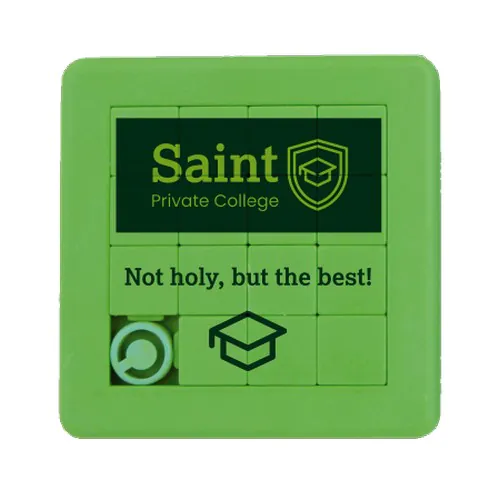 Sliding puzzle game rectangular