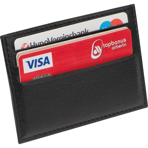 Leather RFID credit card case