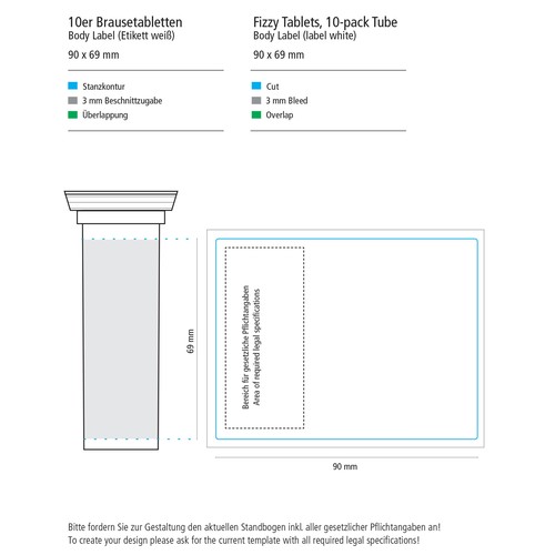 10 comprimés effervescents - Multivitamin - Body label 10 comprimés effervescents - Multivitamin - Body label