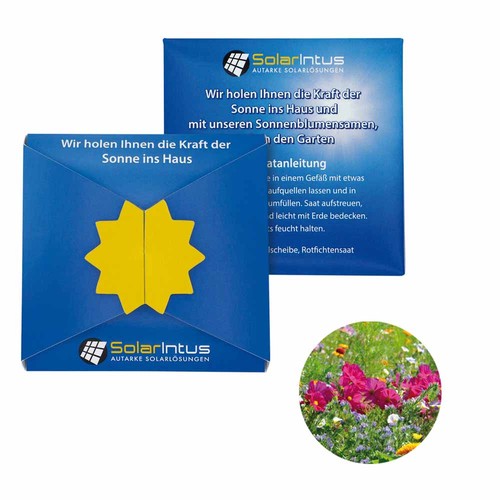 Closure – Star Seed Card - Summer flower mix Closure – Star Seed Card - Summer flower mix
