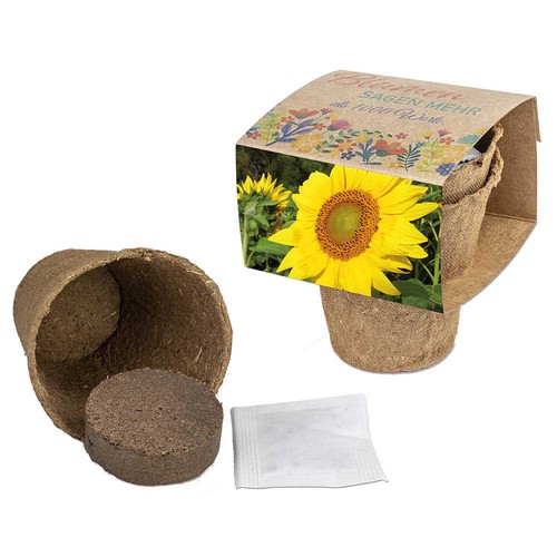 Kit de culture avec graines - Tournesol Kit de culture avec graines - Tournesol