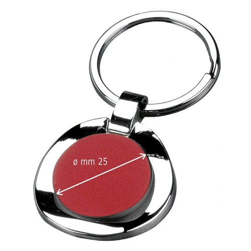 KEYCHAIN RED IN METAL BOX KEYCHAIN RED IN METAL BOX