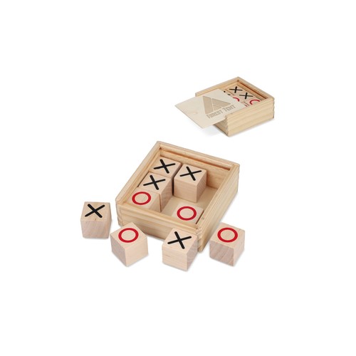 Tic Tac Toe set in wooden box Tic Tac Toe set in wooden box