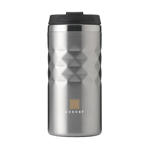 Geometric Mug RCS Recycled Steel 280 ml thermo cup Geometric Mug RCS Recycled Steel 280 ml thermo cup