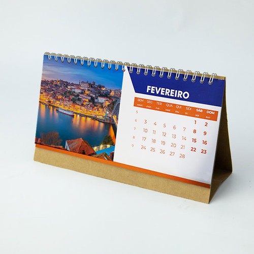 GRAND CALENDRIER ECO BUREAU 13 FEUILLES PERSONNALISABLES