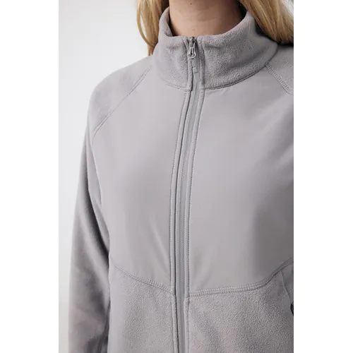 IQONIQ Talung recycled polyester microfleece zip through