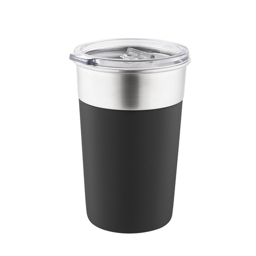 Metmaxx® thermo mug "SteelColourCupComplete" black Metmaxx® thermo mug "SteelColourCupComplete" black