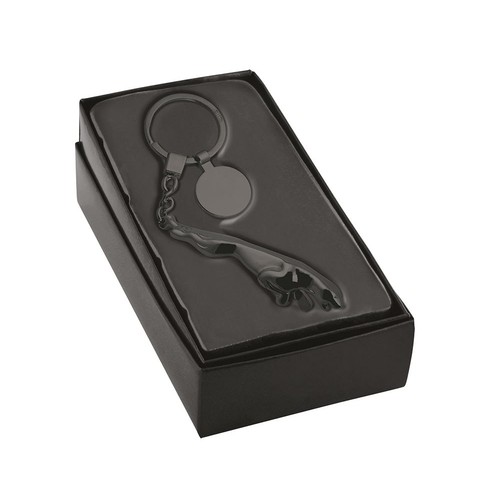 BURNISHED JAGUAR KEY RING WITH TOKEN BURNISHED JAGUAR KEY RING WITH TOKEN