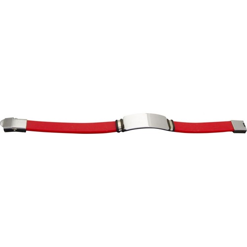 BRACELET D'ACIER ET ROUGE BRACELET D'ACIER ET ROUGE