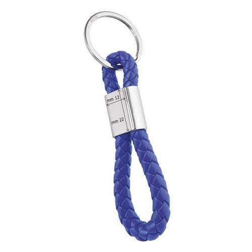 PORTE-CLÉS CÂBLE TRESSÉ BLEU PORTE-CLÉS CÂBLE TRESSÉ BLEU