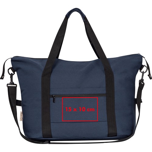 Duffel bag van gerecycled katoen