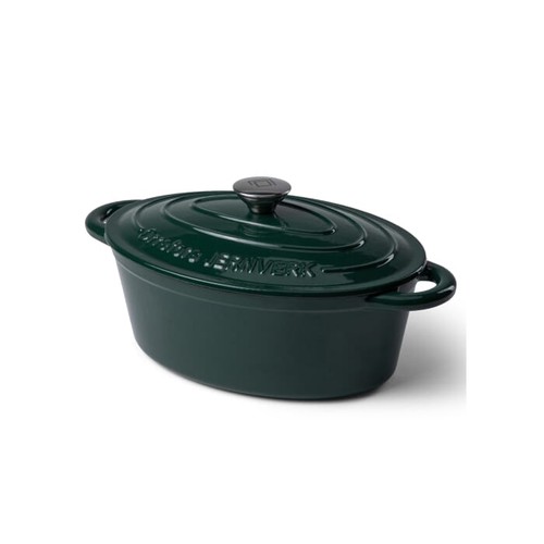 Orrefors Jernverk Enamelled Oval Iron Pan 3.5L Orrefors Jernverk Enamelled Oval Iron Pan 3.5L